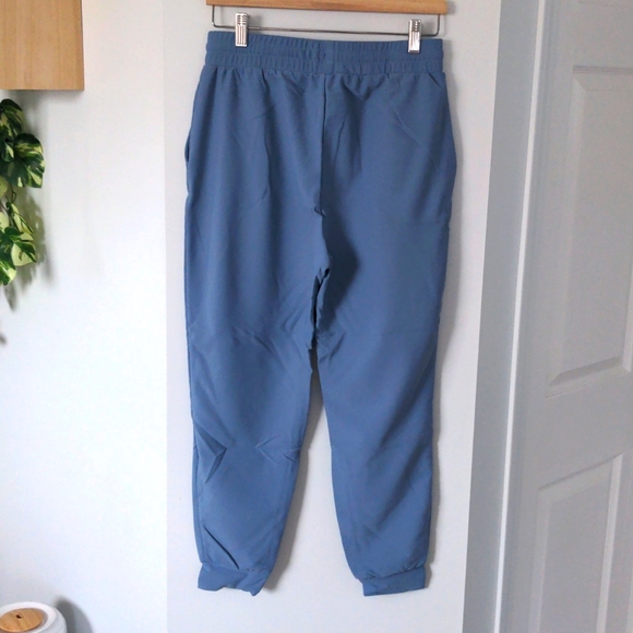 Halara blue ribbed joggers Med - Picture 2 of 3